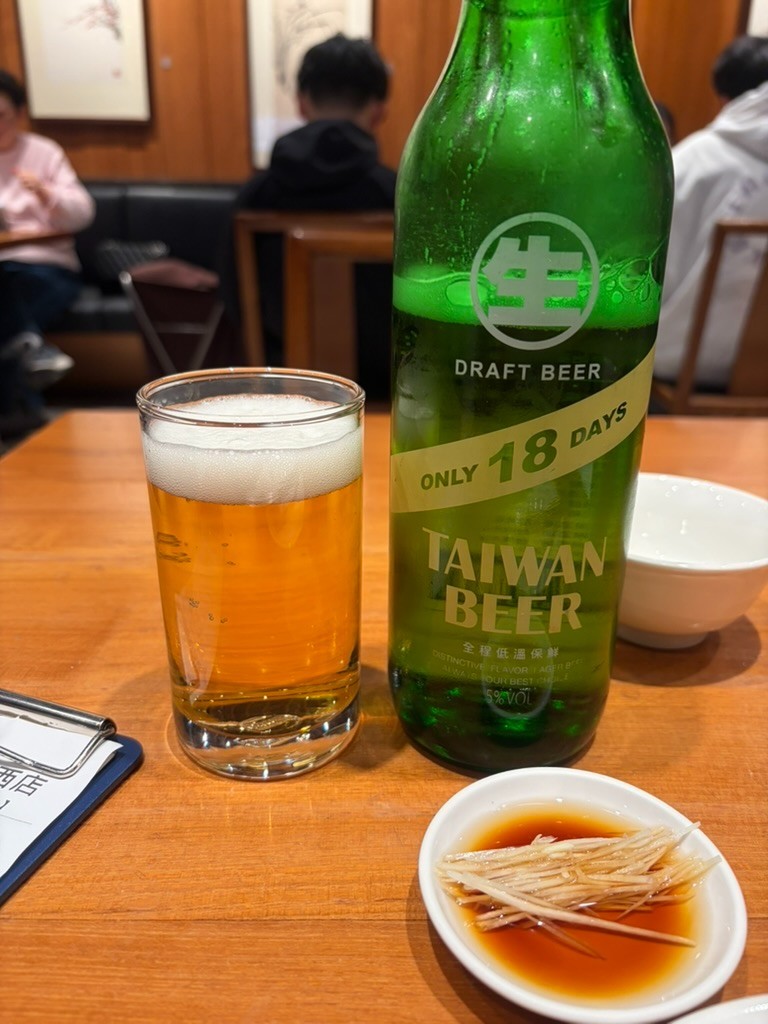 鼎泰豊の18天台灣生啤酒・賞味期限18日間